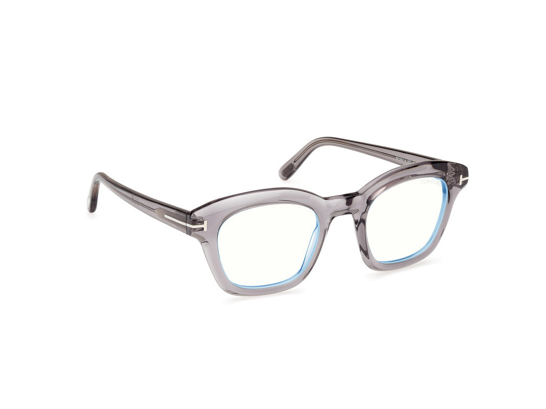 Shiny Grey Male Glasses Tom Ford 889214500601