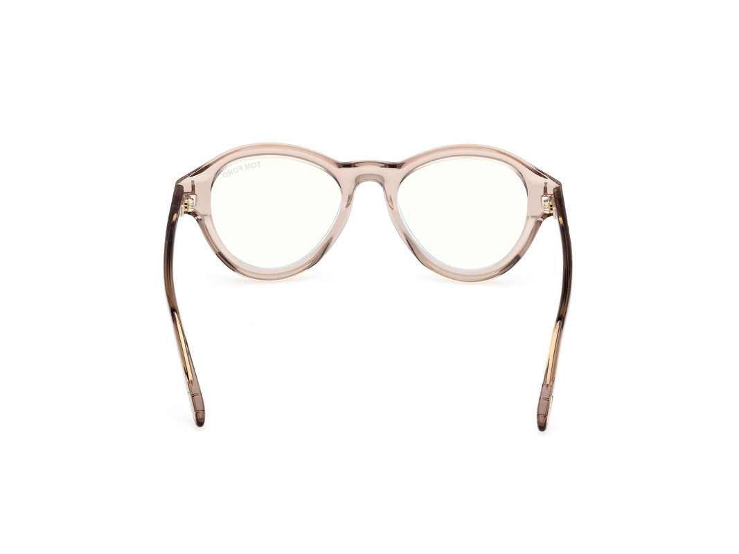 Shiny Light Brown Male Glasses Tom Ford 889214500663