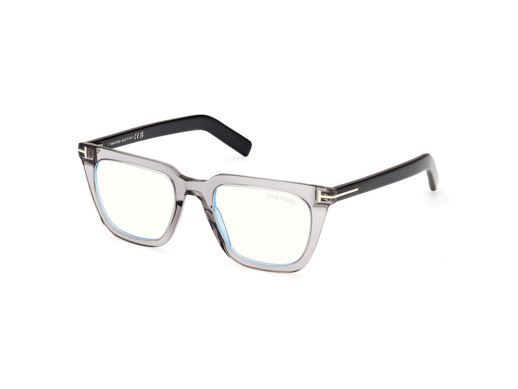 Shiny Grey Male Glasses Tom Ford 889214500656