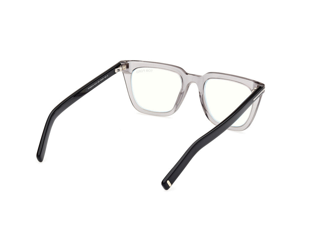 Shiny Grey Male Glasses Tom Ford 889214500656