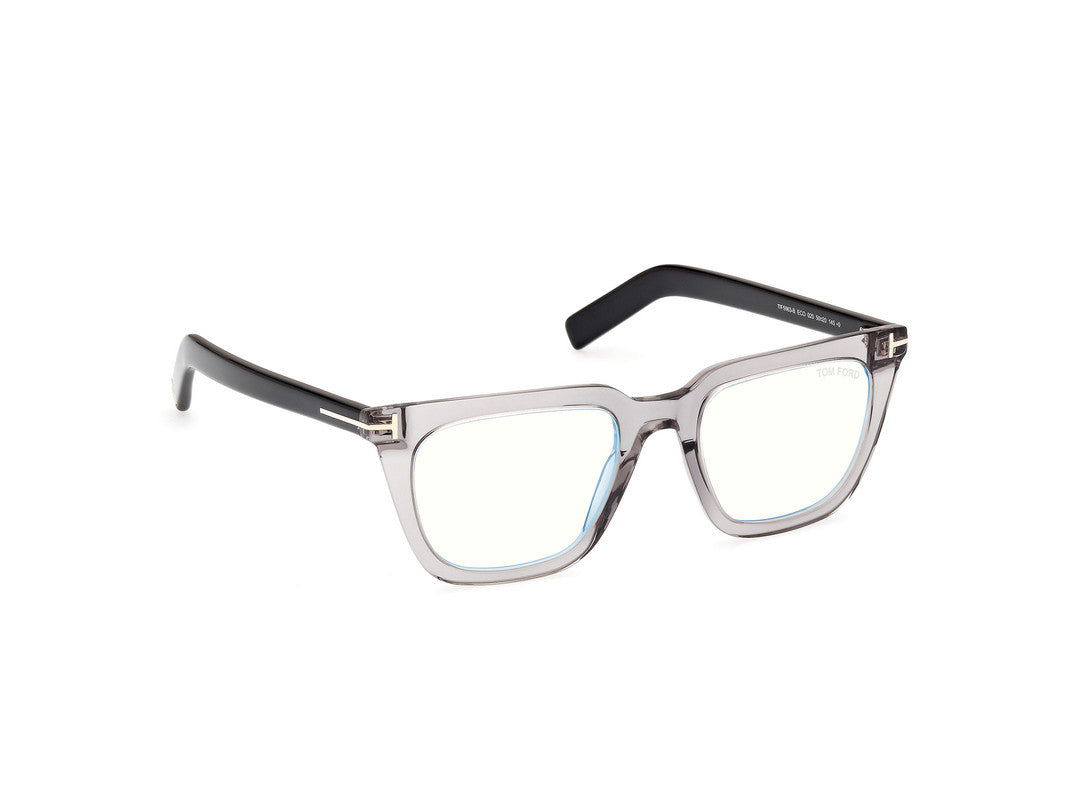 Shiny Grey Male Glasses Tom Ford 889214500656