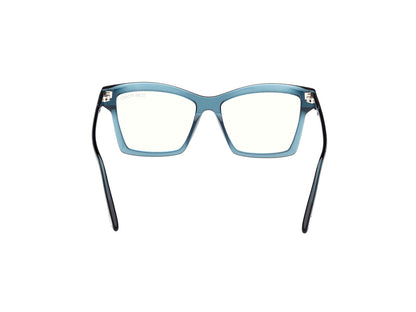 Shiny Blue Female Glasses Tom Ford 889214500717