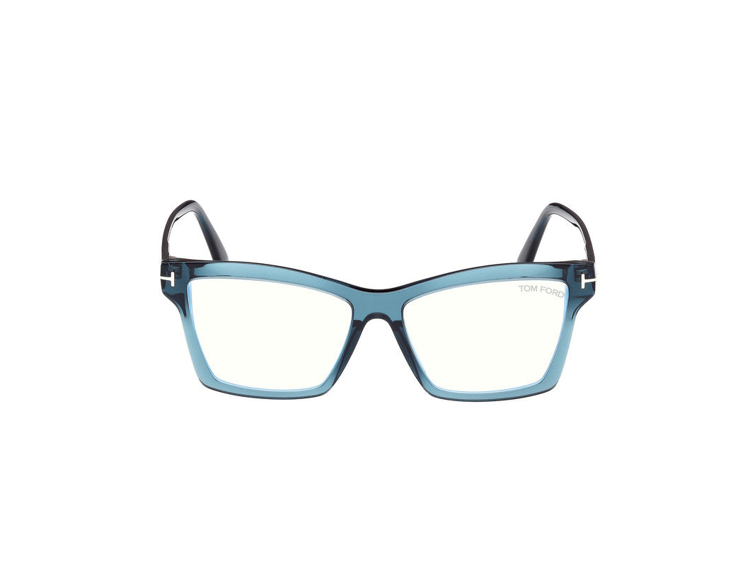 Shiny Blue Female Glasses Tom Ford 889214500717