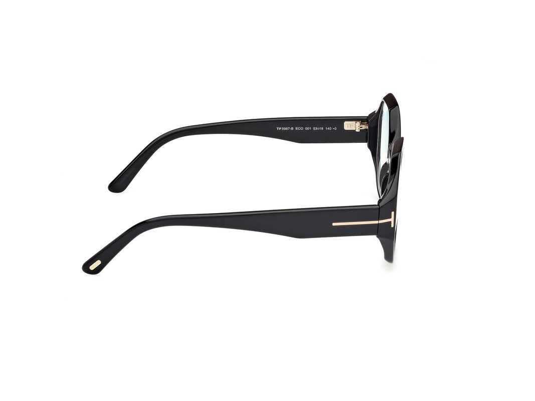 Shiny Black Female Glasses Tom Ford 889214500793