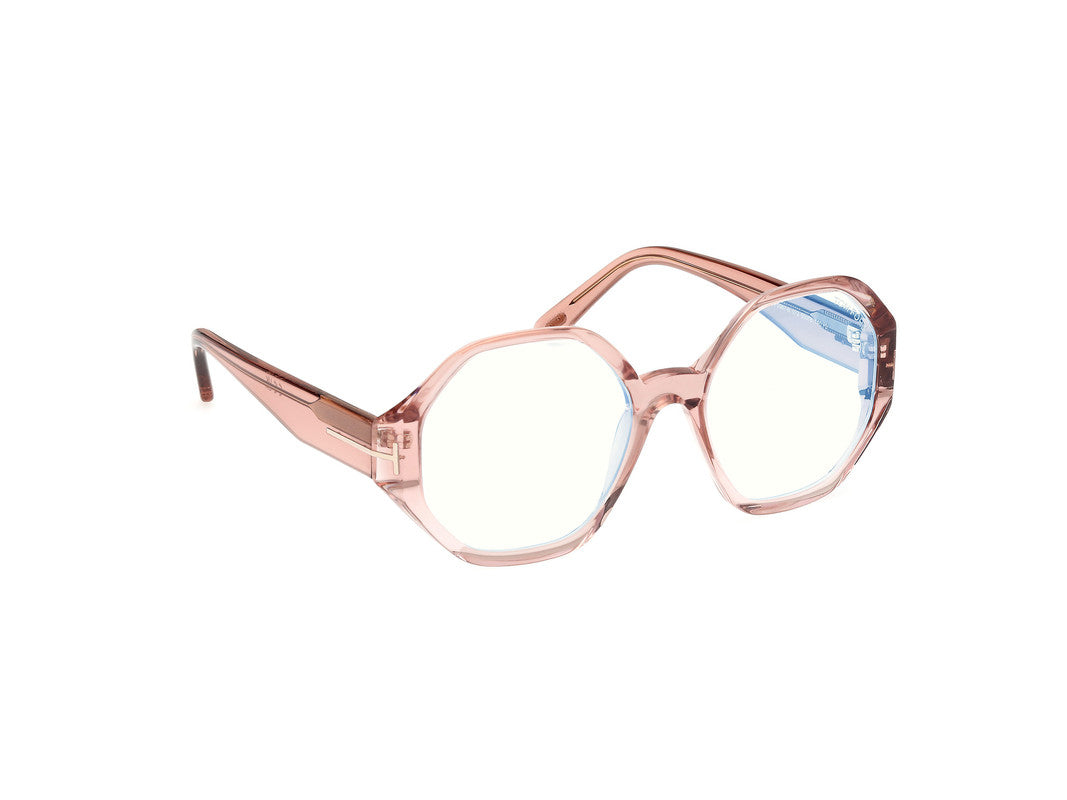 Shiny Light Pink Female Glasses Tom Ford 889214500816