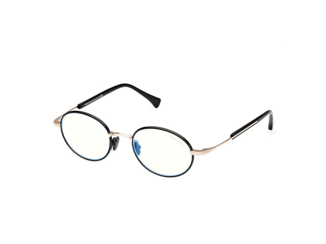 Shiny Black Male Glasses Tom Ford 889214522221