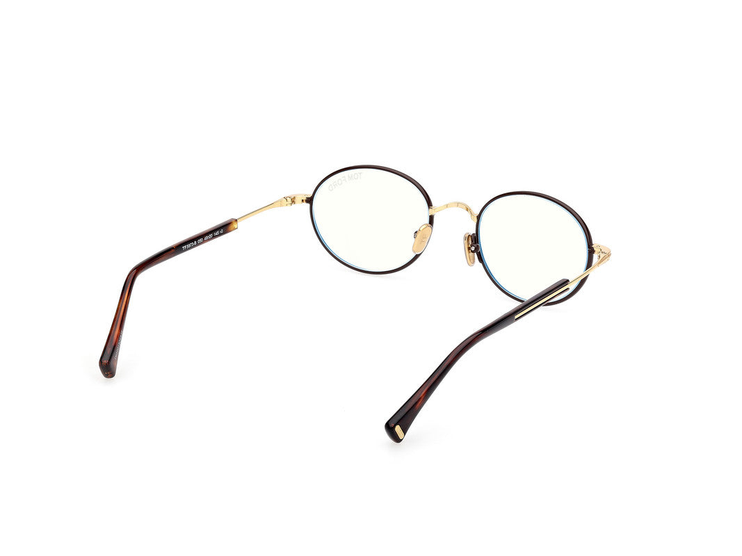 Shiny Dark Brown Male Glasses Tom Ford 889214522245