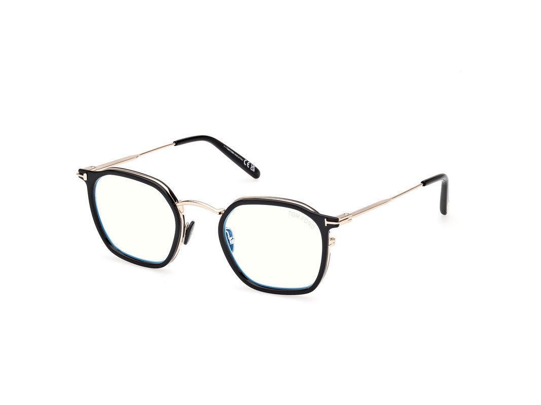 Shiny Black Male Glasses Tom Ford 889214522252