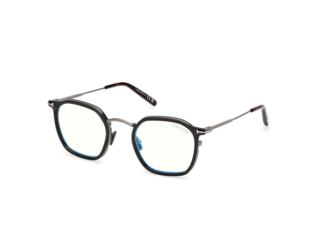 Shiny Grey Male Glasses Tom Ford 889214522269