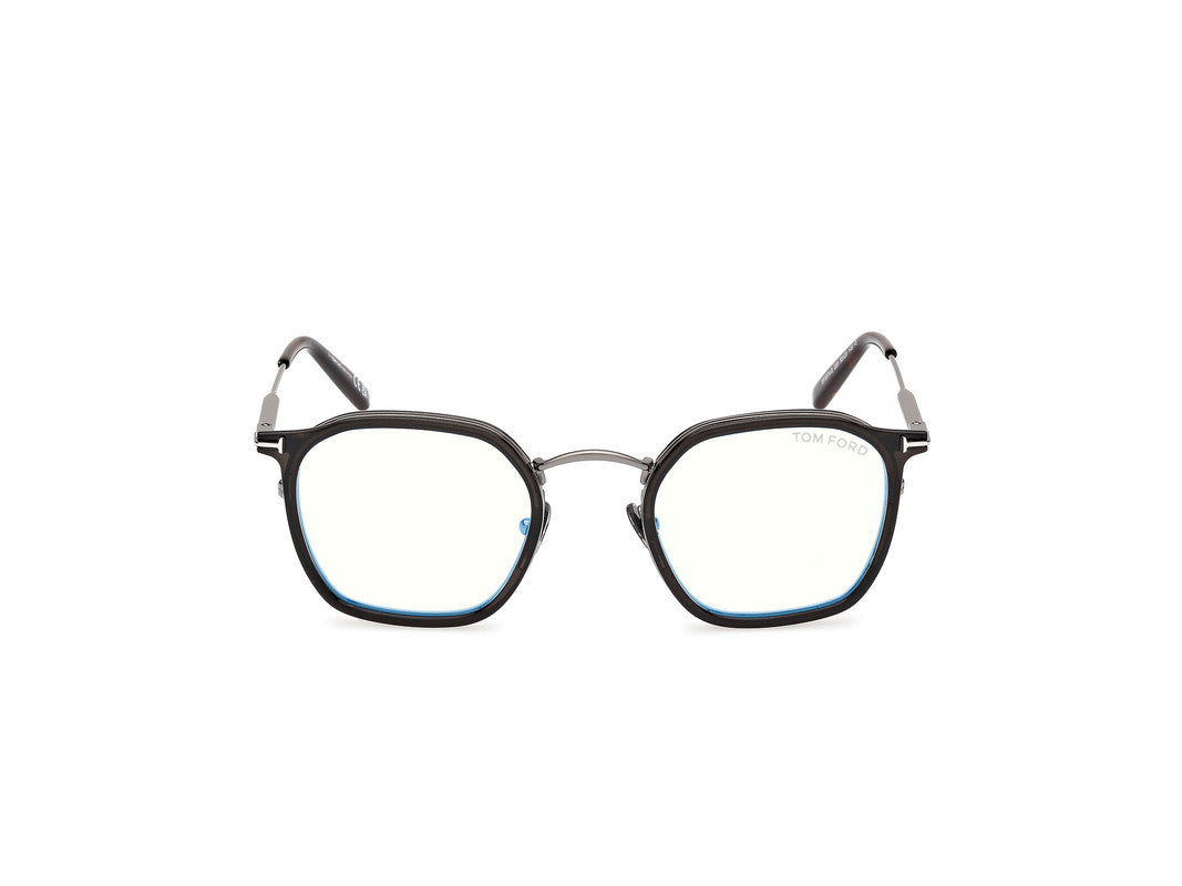 Shiny Grey Male Glasses Tom Ford 889214522269