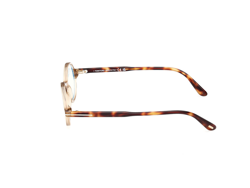 Shiny Light Brown Male Glasses Tom Ford 889214522290