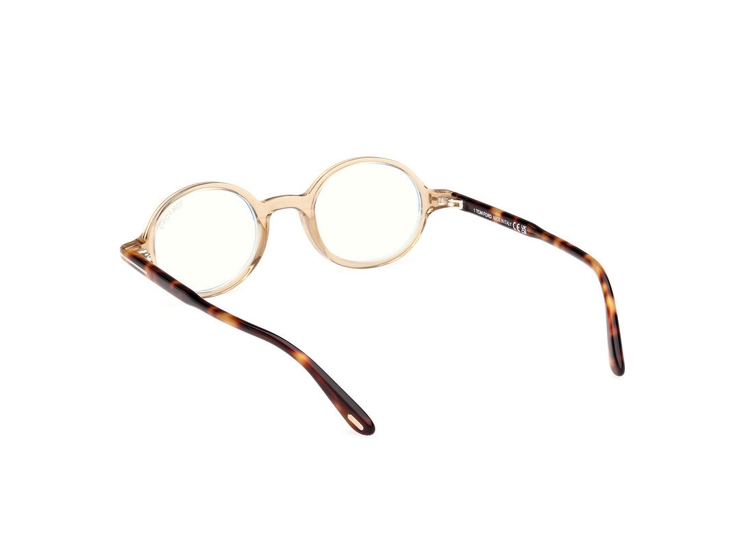 Shiny Light Brown Male Glasses Tom Ford 889214522290