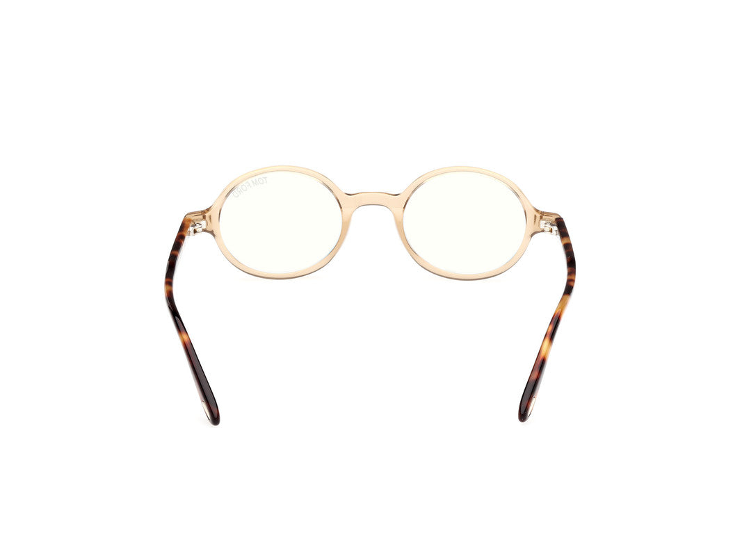 Shiny Light Brown Male Glasses Tom Ford 889214522290