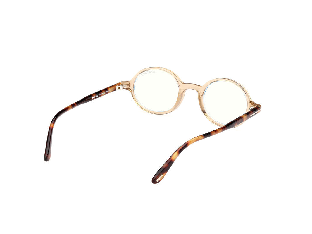 Shiny Light Brown Male Glasses Tom Ford 889214522290