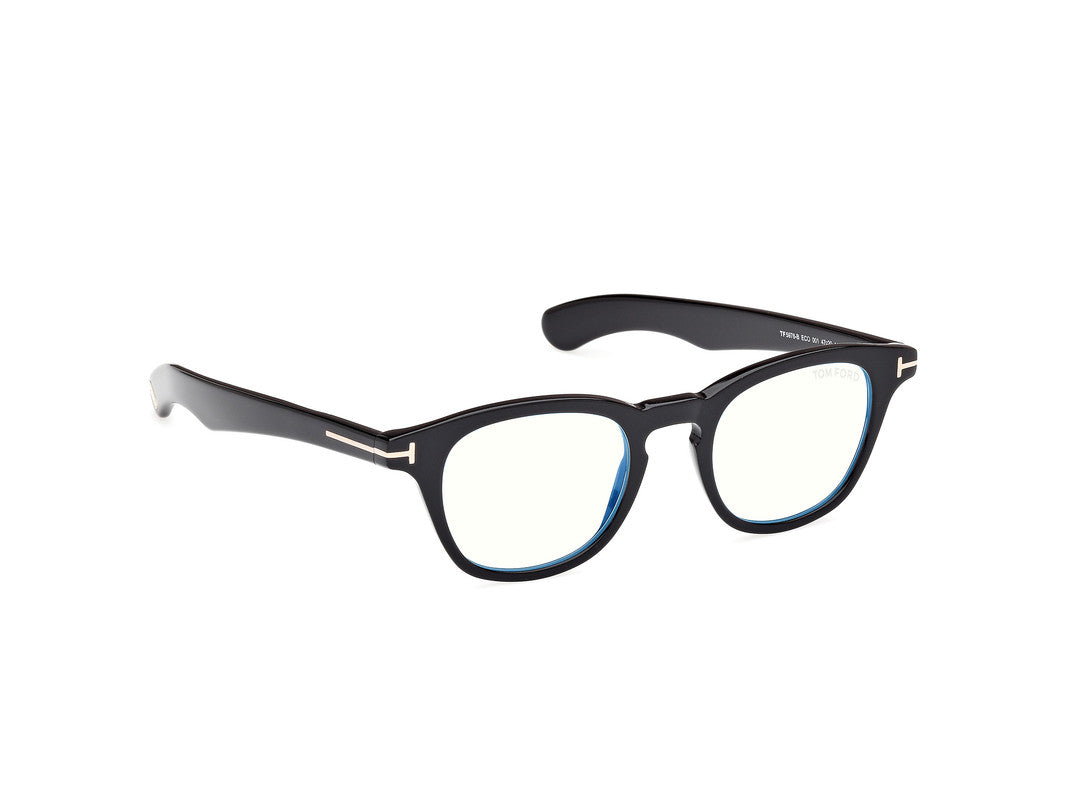 Shiny Black Male Glasses Tom Ford 889214522313