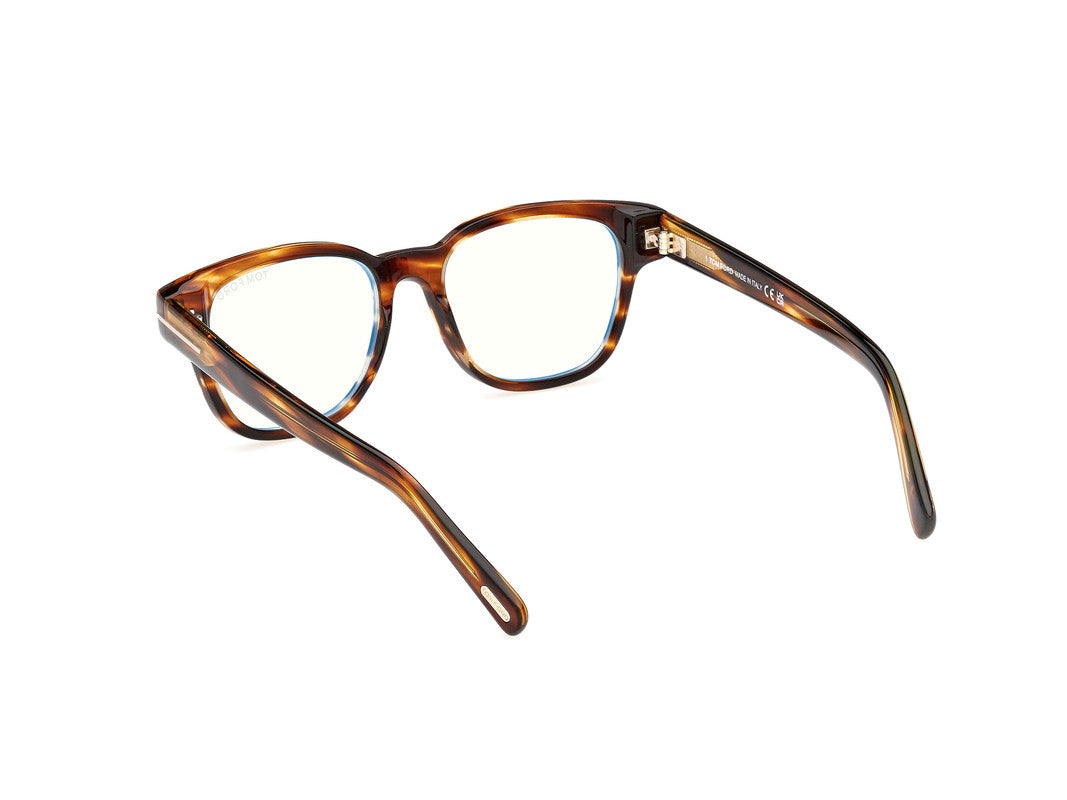 Shiny Dark Brown Male Glasses Tom Ford 889214522375