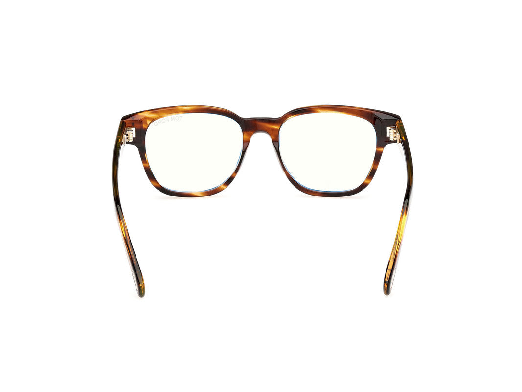 Shiny Dark Brown Male Glasses Tom Ford 889214522375