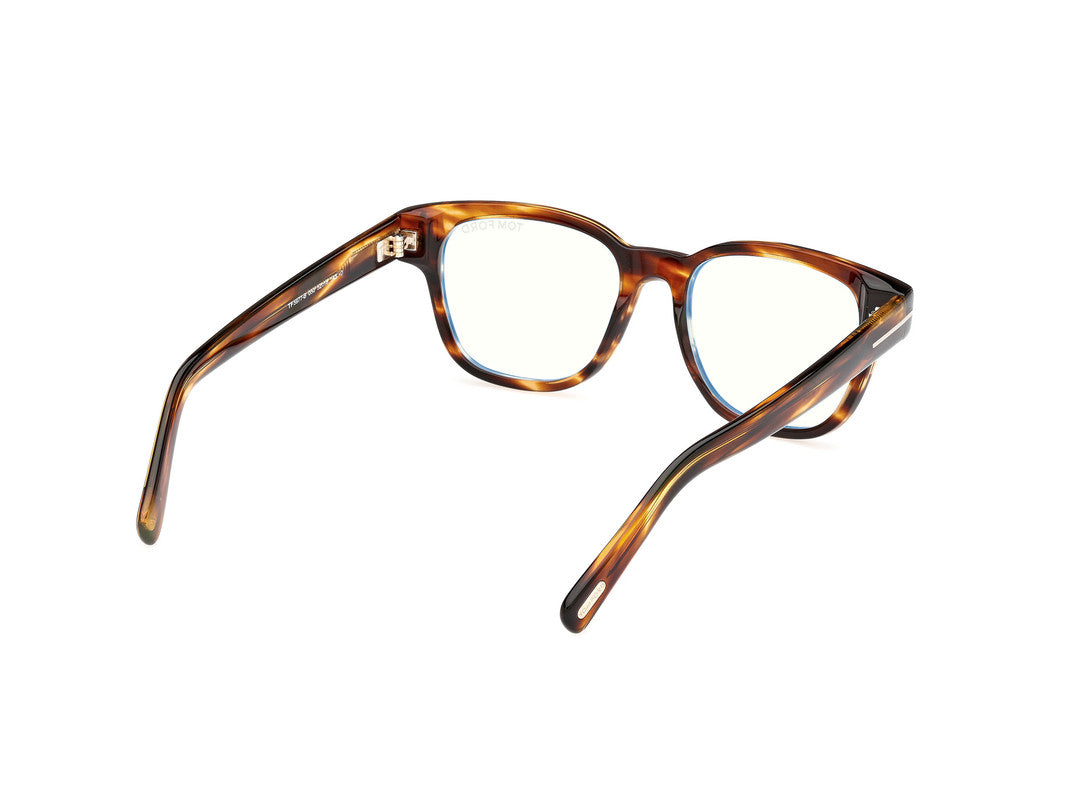 Shiny Dark Brown Male Glasses Tom Ford 889214522375