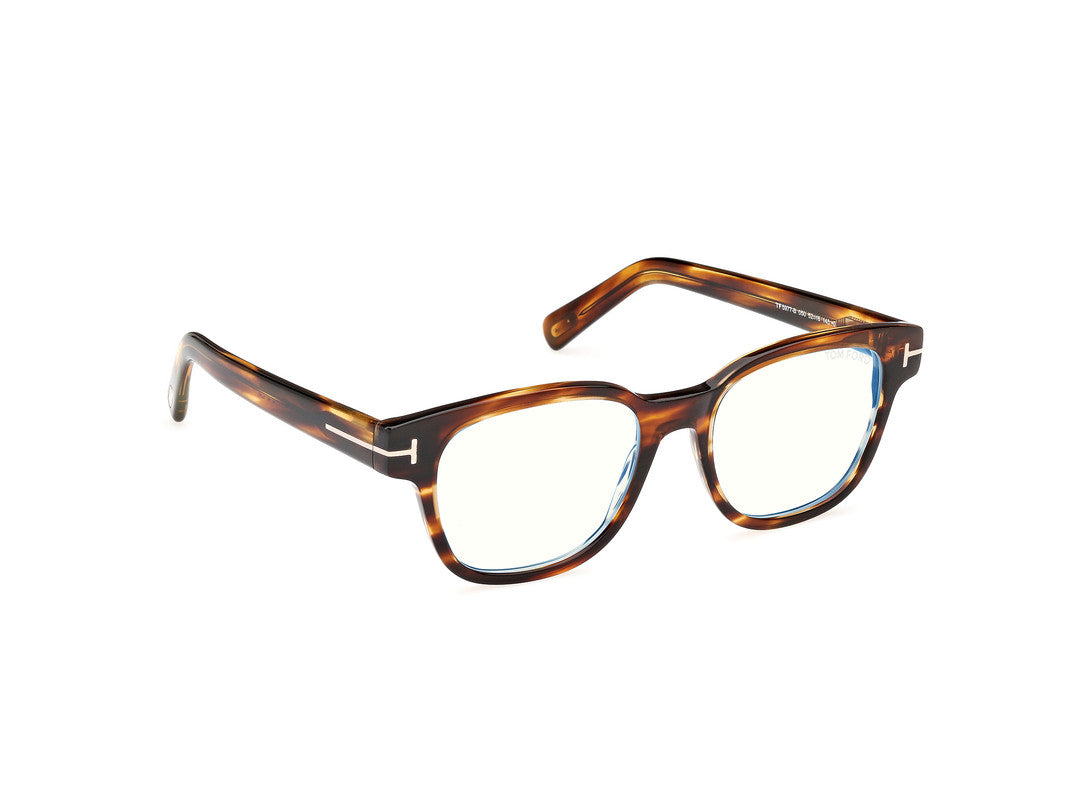 Shiny Dark Brown Male Glasses Tom Ford 889214522375