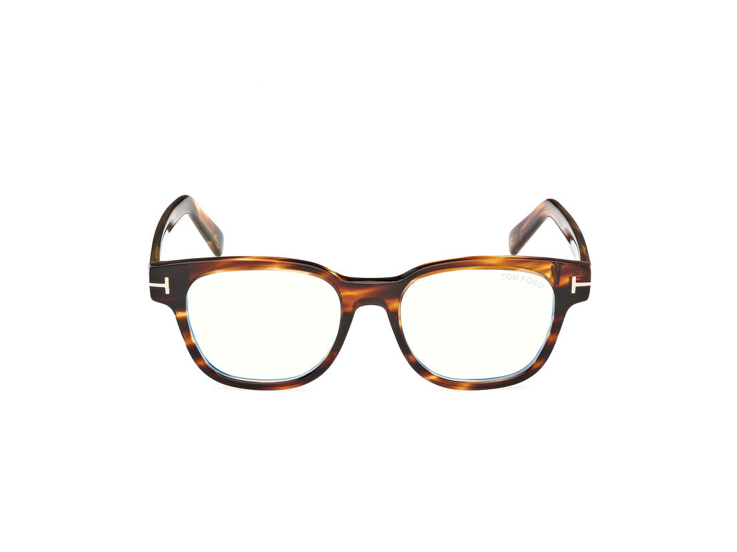 Shiny Dark Brown Male Glasses Tom Ford 889214522375