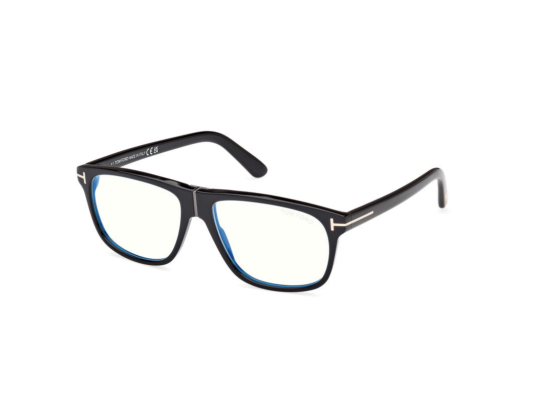 Shiny Black Male Glasses Tom Ford 889214522436