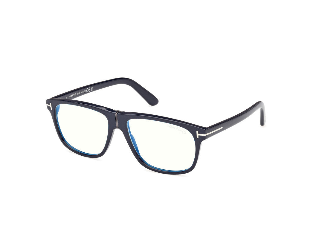 Shiny Blue Male Glasses Tom Ford 889214522467