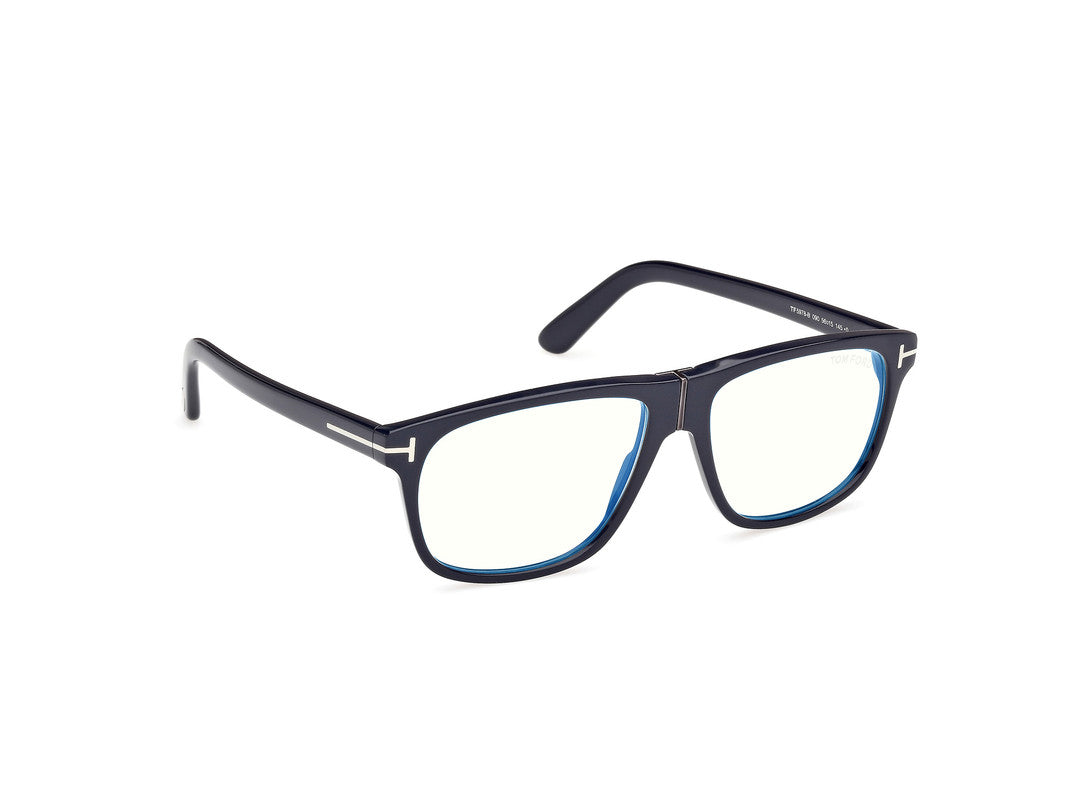 Shiny Blue Male Glasses Tom Ford 889214522467