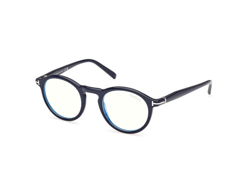 Shiny Blue Male Glasses Tom Ford 889214522504