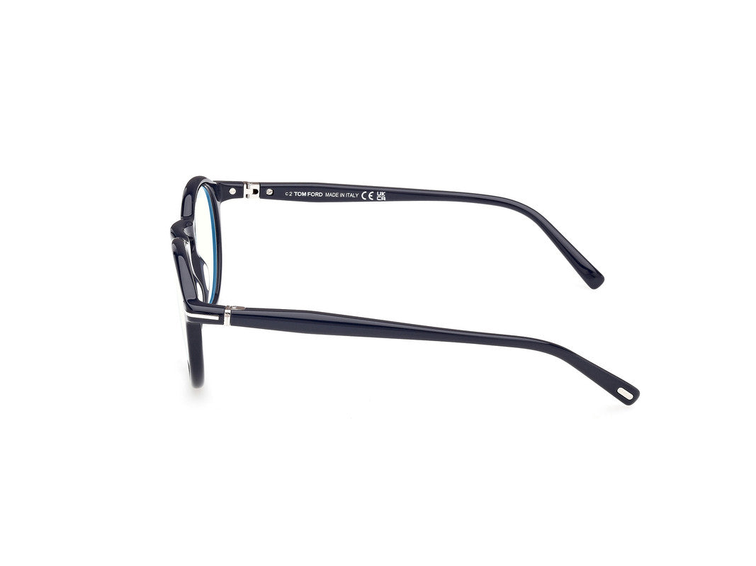 Shiny Blue Male Glasses Tom Ford 889214522504