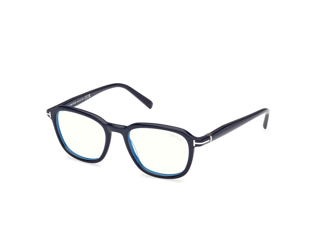 Shiny Blue Male Glasses Tom Ford 889214522542