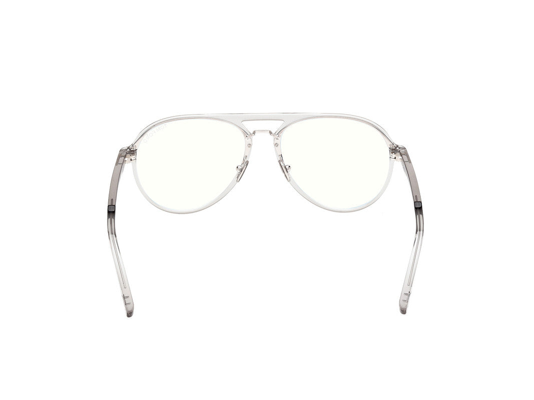 Shiny Grey Male Glasses Tom Ford 889214522559