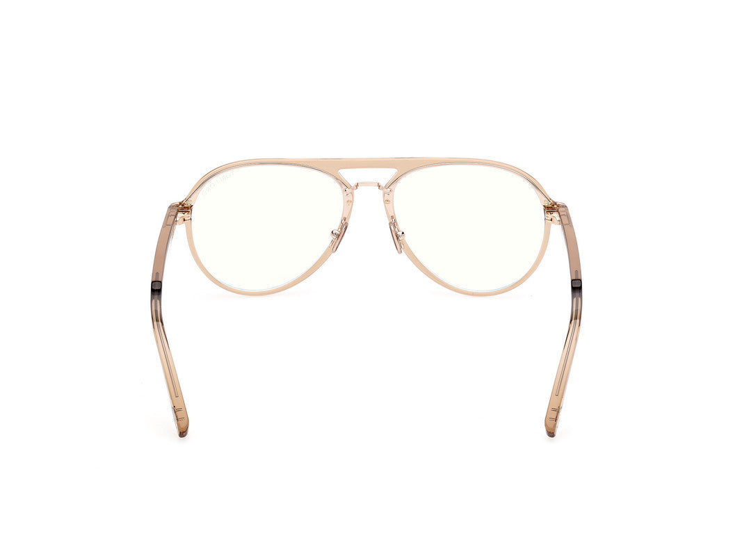 Shiny Light Brown Male Glasses Tom Ford 889214522566