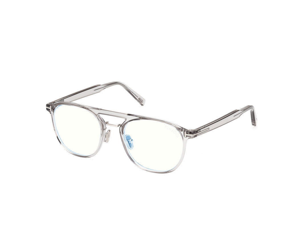 Shiny Grey Male Glasses Tom Ford 889214522580