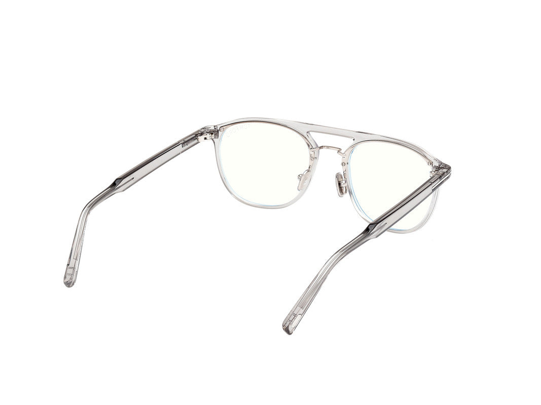 Shiny Grey Male Glasses Tom Ford 889214522580