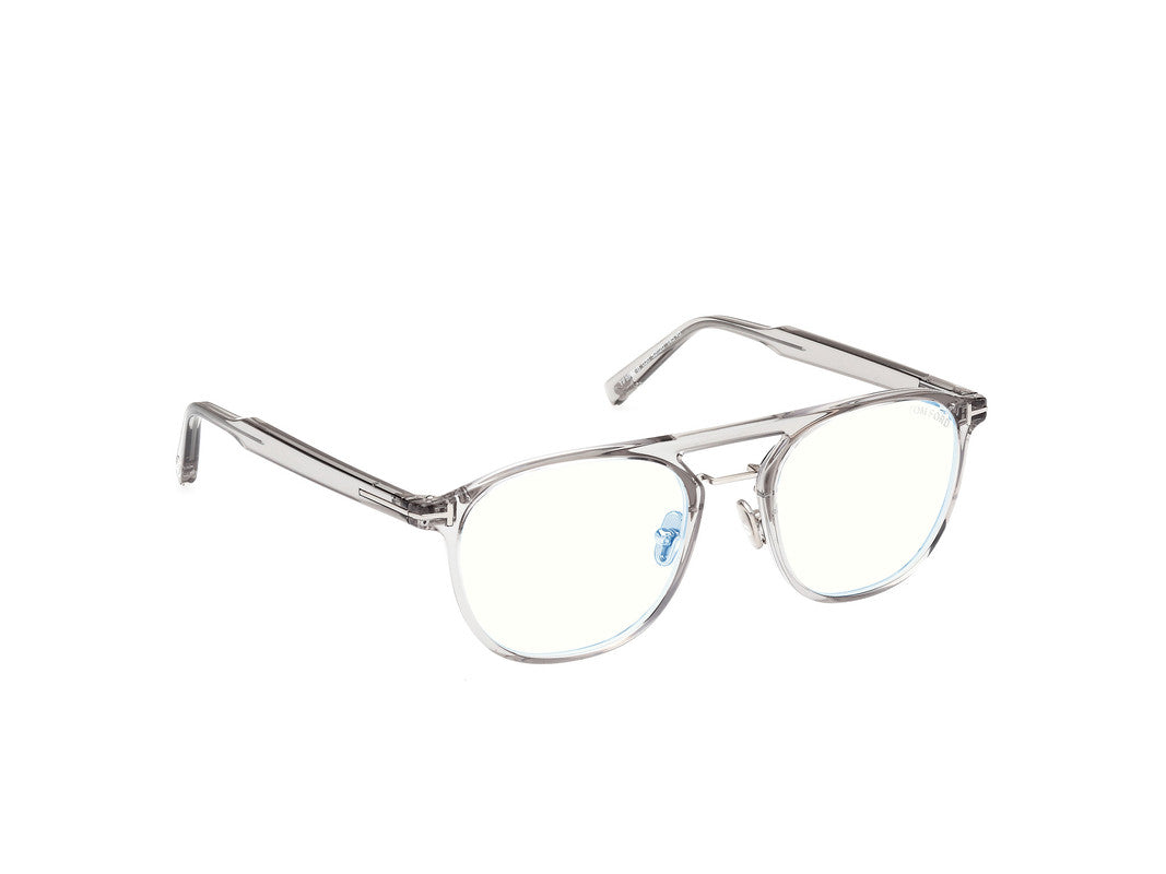 Shiny Grey Male Glasses Tom Ford 889214522580