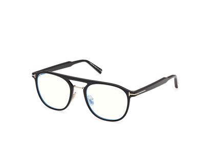 Shiny Black Male Eyeglasses Tom Ford 889214685421