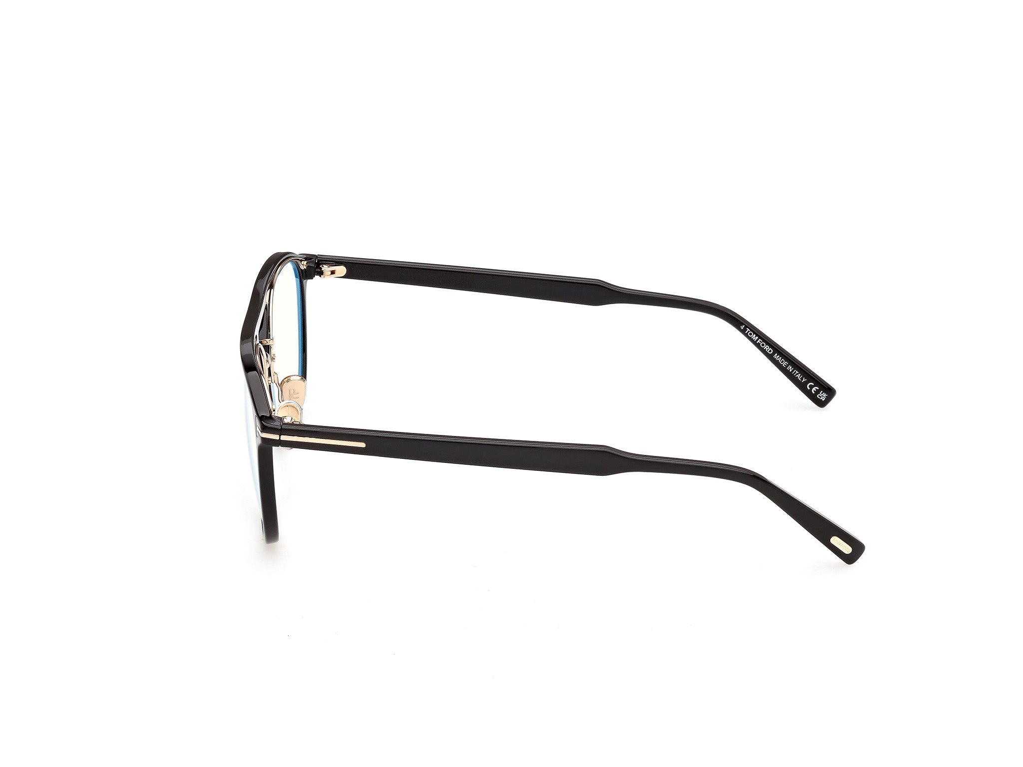 Shiny Black Male Eyeglasses Tom Ford 889214685421