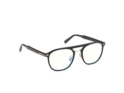 Shiny Black Male Eyeglasses Tom Ford 889214685421