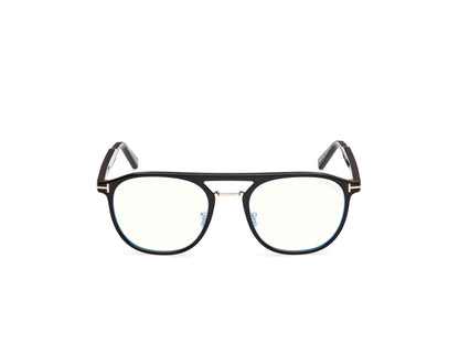 Shiny Black Male Eyeglasses Tom Ford 889214685421