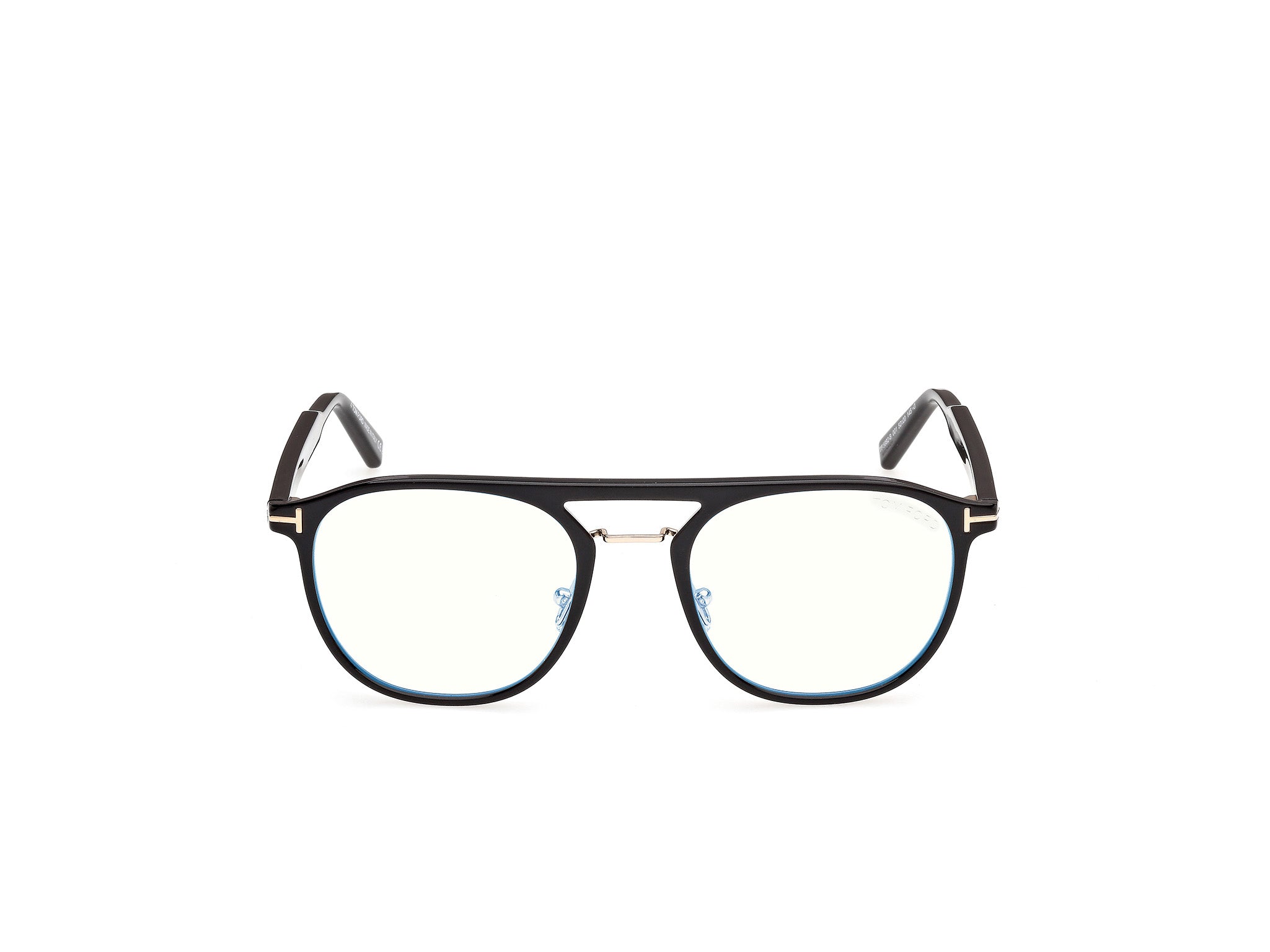 Shiny Black Male Eyeglasses Tom Ford 889214685421