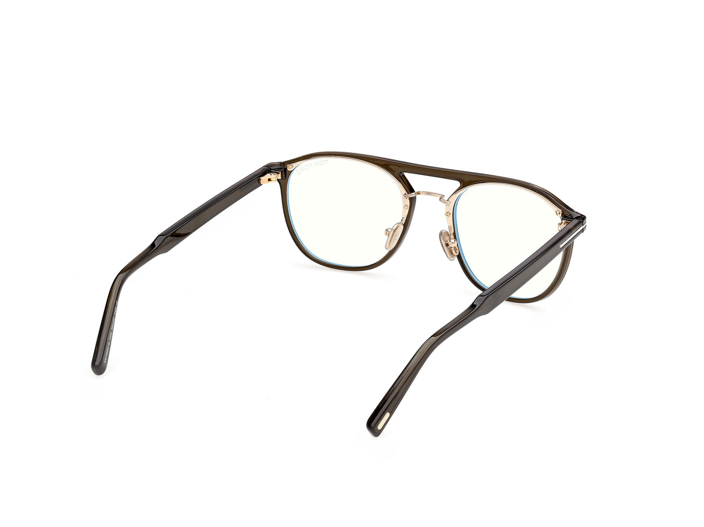 Dark Green Male Eyeglasses Tom Ford 889214685438
