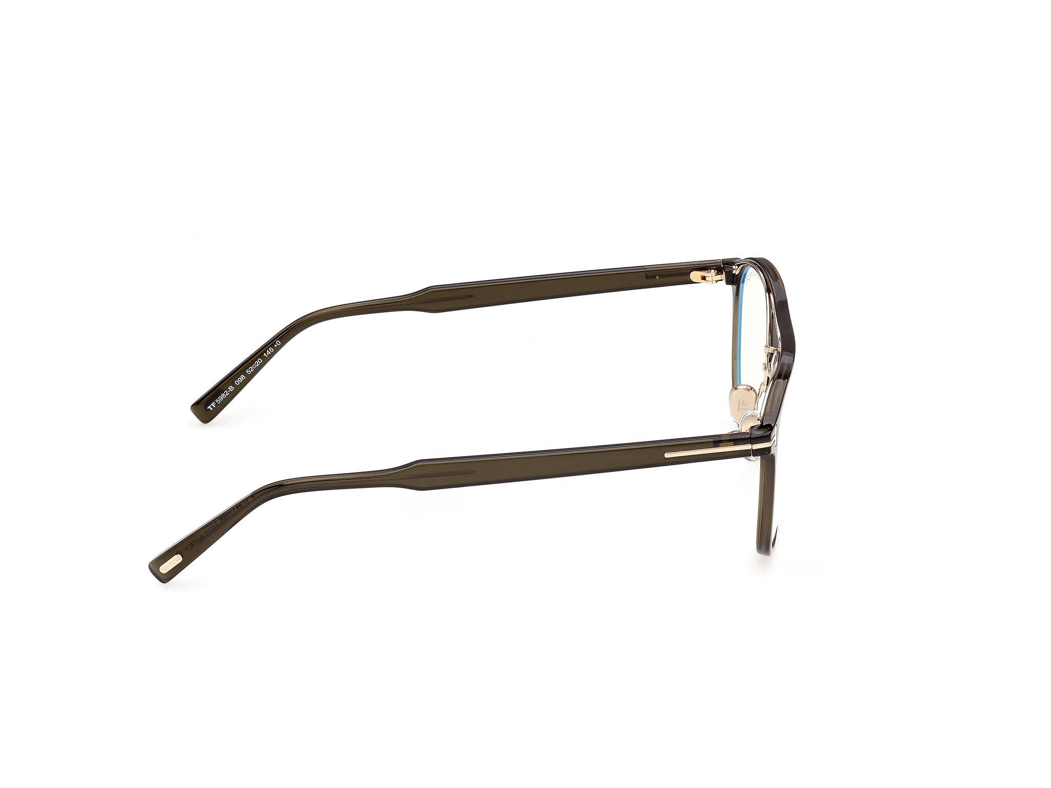Dark Green Male Eyeglasses Tom Ford 889214685438