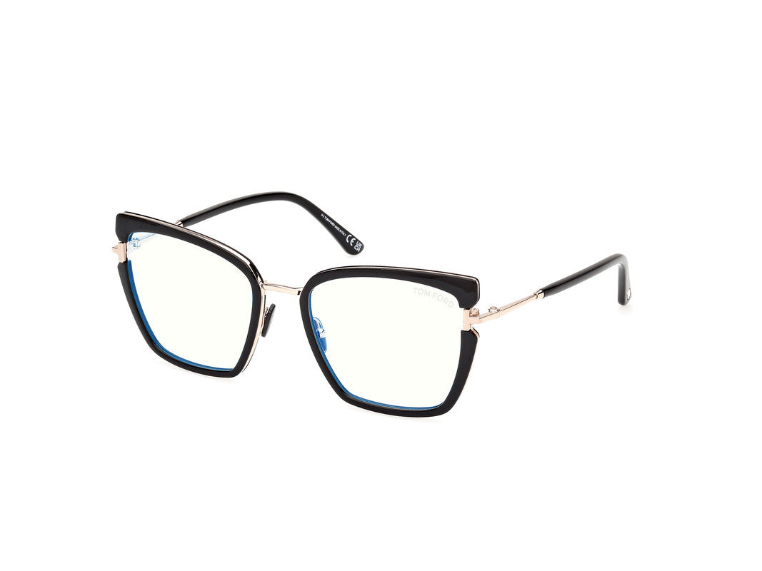 Shiny Black Female Glasses Tom Ford 889214522634