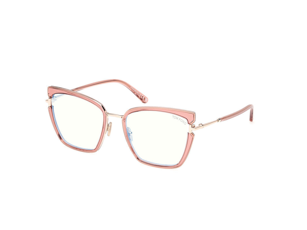 Shiny Light Pink Female Glasses Tom Ford 889214522641