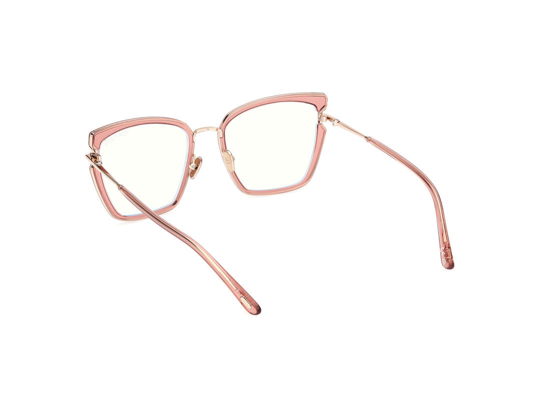 Shiny Light Pink Female Glasses Tom Ford 889214522641