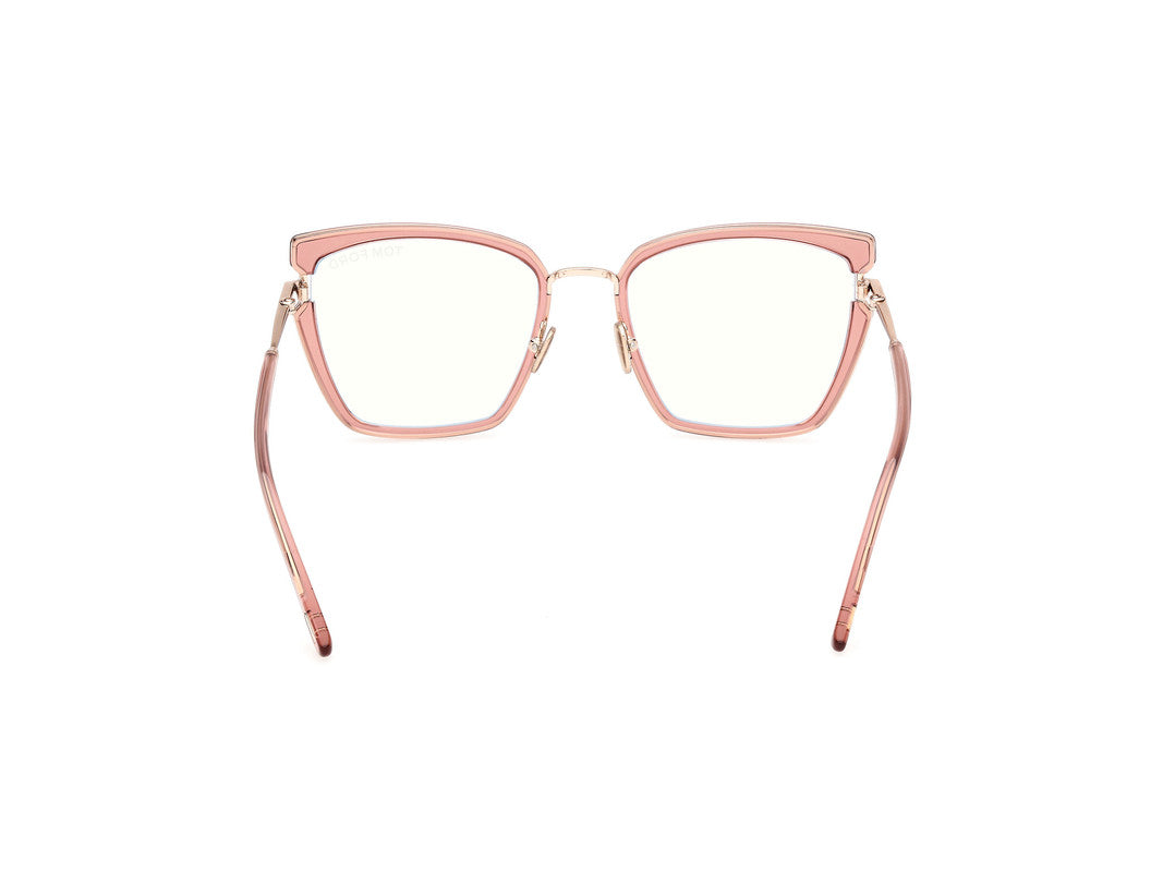 Shiny Light Pink Female Glasses Tom Ford 889214522641