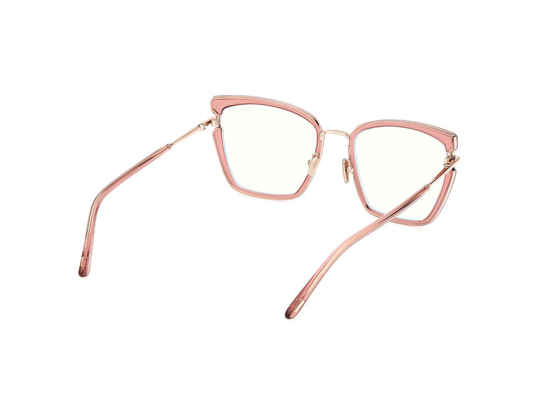 Shiny Light Pink Female Glasses Tom Ford 889214522641