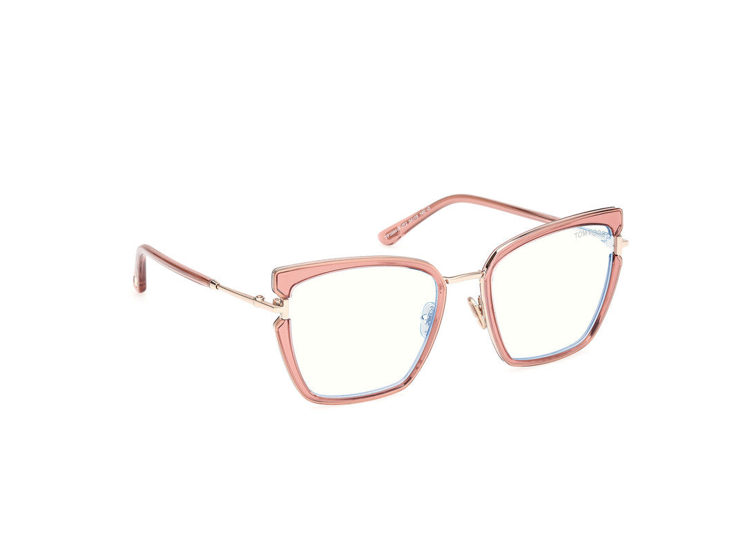 Shiny Light Pink Female Glasses Tom Ford 889214522641