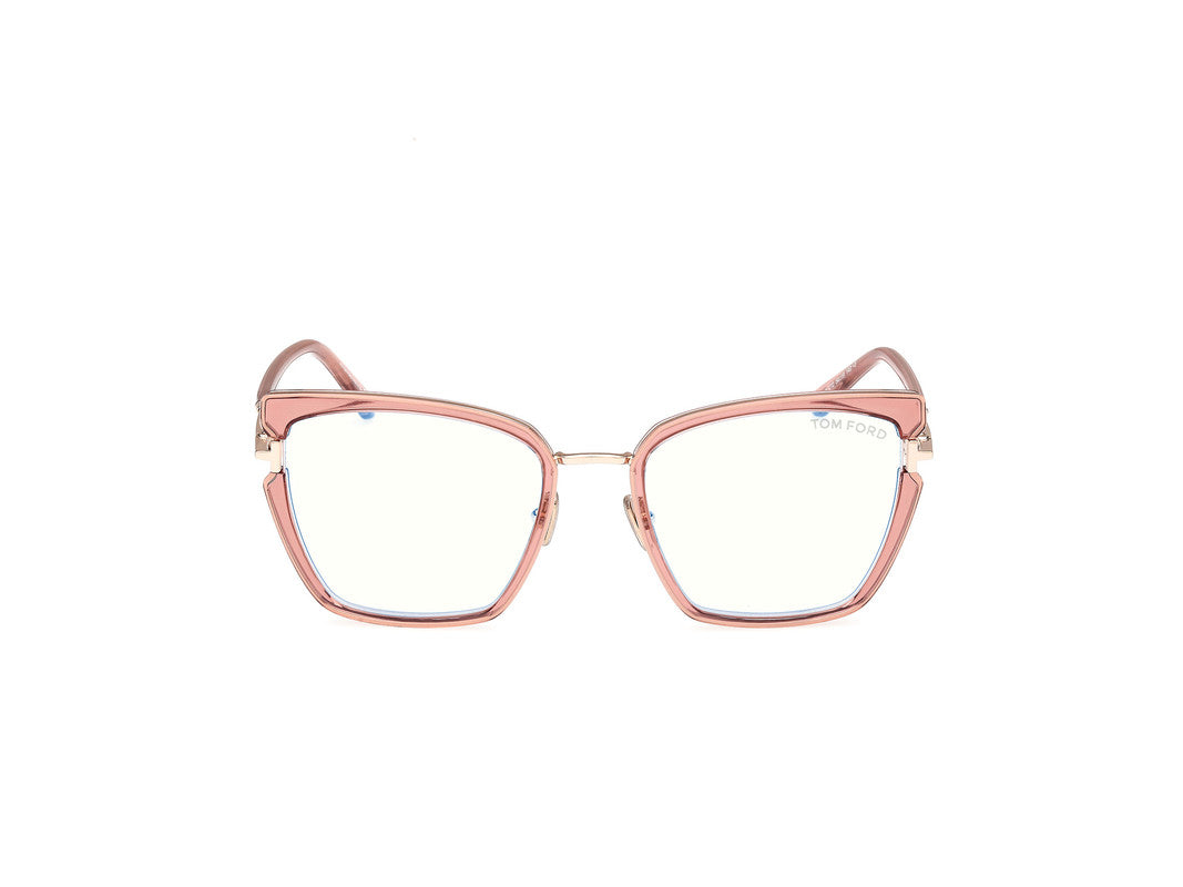 Shiny Light Pink Female Glasses Tom Ford 889214522641