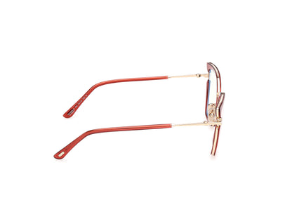 Shiny Orange Female Eyeglasses Tom Ford 889214685179
